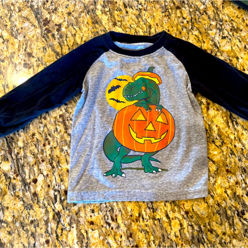T-rex Halloween long sleeve tshirt